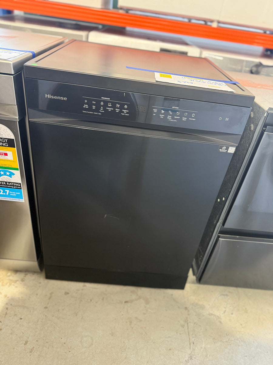 Buy Factory second Hisense HSAP16FB 16-Place Freestanding Dishwasher – Black Steel |  | [product_variant] | Second Hand Appliances Geebung Brisbane