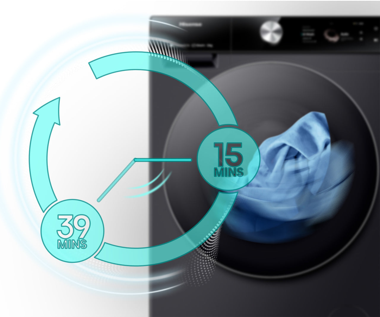 Buy Factory second Hisense HWFS1214PB 12kg front-loading washing machine |  | [product_variant] | Second Hand Appliances Geebung Brisbane