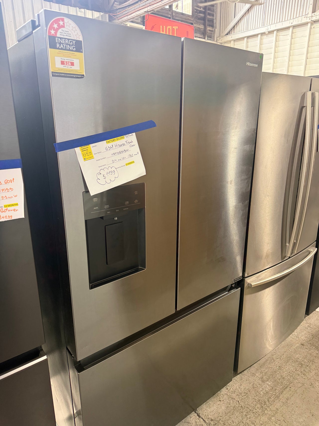 Buy Factory second 🔥 Hisense Washer + Fridge Combo Deal – Only $1399 🔥 |  | [product_variant] | Second Hand Appliances Geebung Brisbane