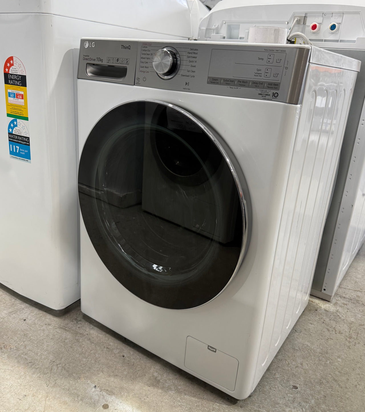 Factory second LG 10kg Front Load Washing Machine  – WV10-1410W - Second Hand Appliances Geebung
