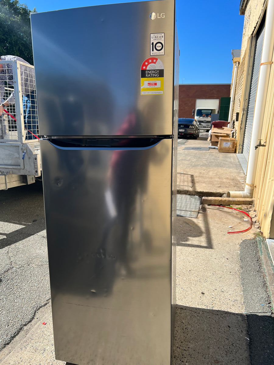 Factory second LG 312L Top Mount Frost Free Fridge with Door Cooling+ GT-332SDC - Second Hand Appliances Geebung