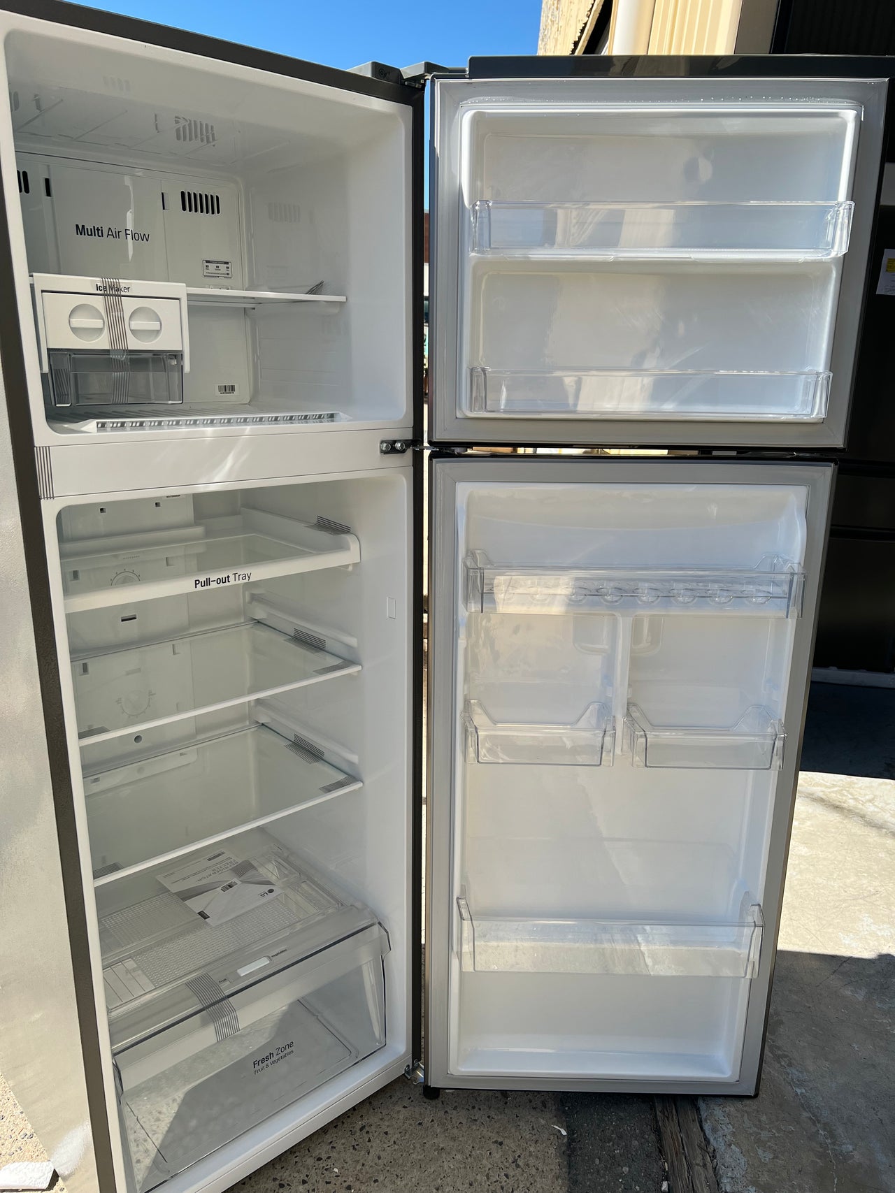 Factory second LG 312L Top Mount Frost Free Fridge with Door Cooling+ GT-332SDC - Second Hand Appliances Geebung