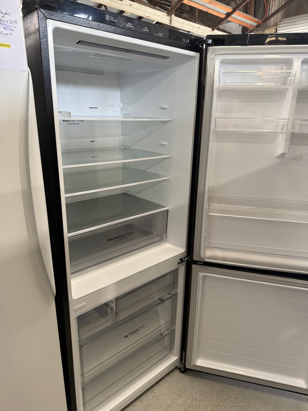 Factory second LG 420L Bottom Mount Refrigerator Model: GB-455BTL - Second Hand Appliances Geebung