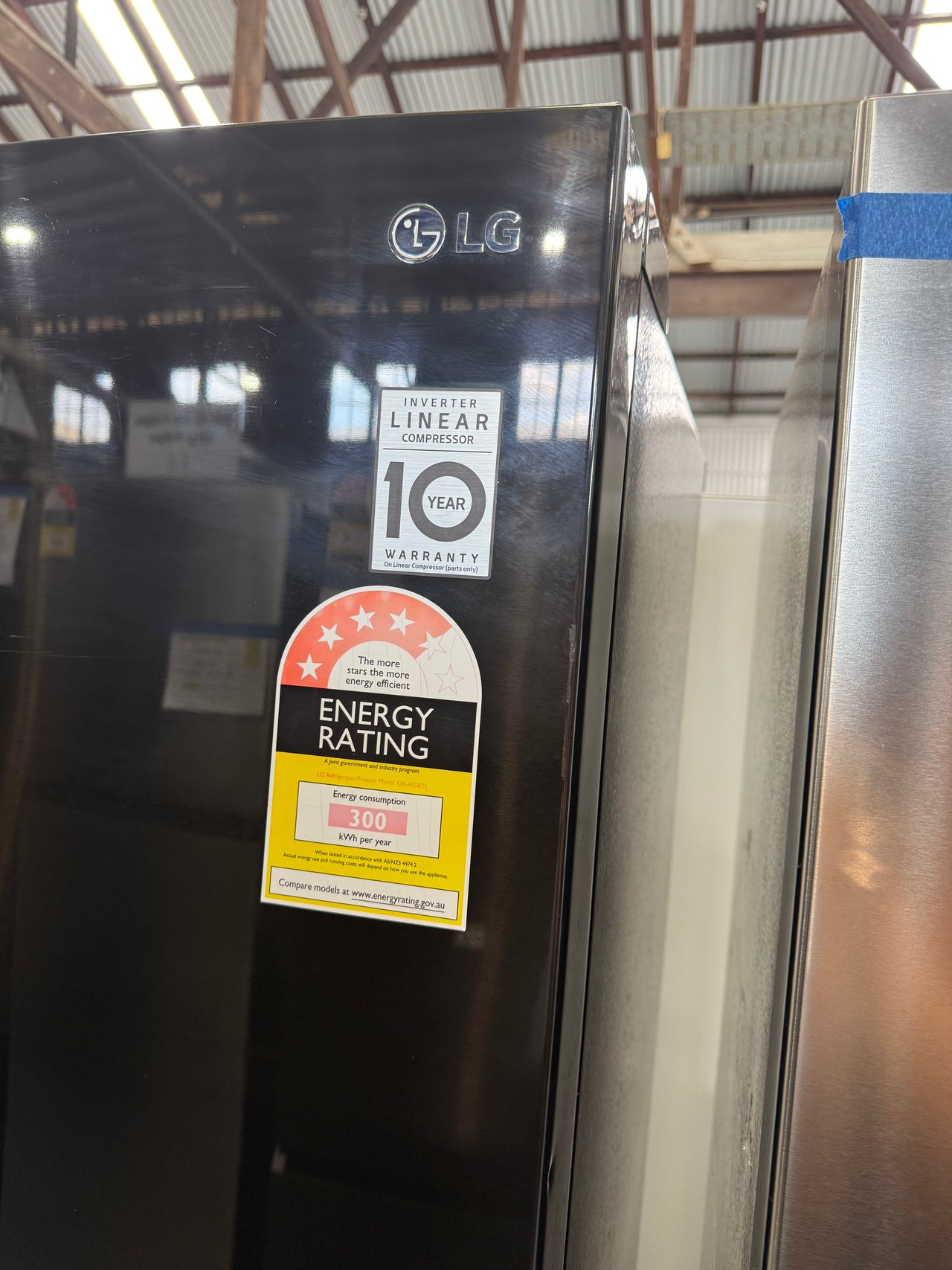 Factory second LG 420L Bottom Mount Refrigerator Model: GB-455BTL - Second Hand Appliances Geebung