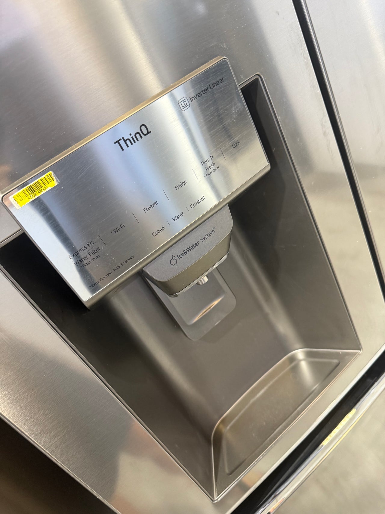 Factory second LG 506L French Door Refrigerator Model: GF-L570MBL - Second Hand Appliances Geebung