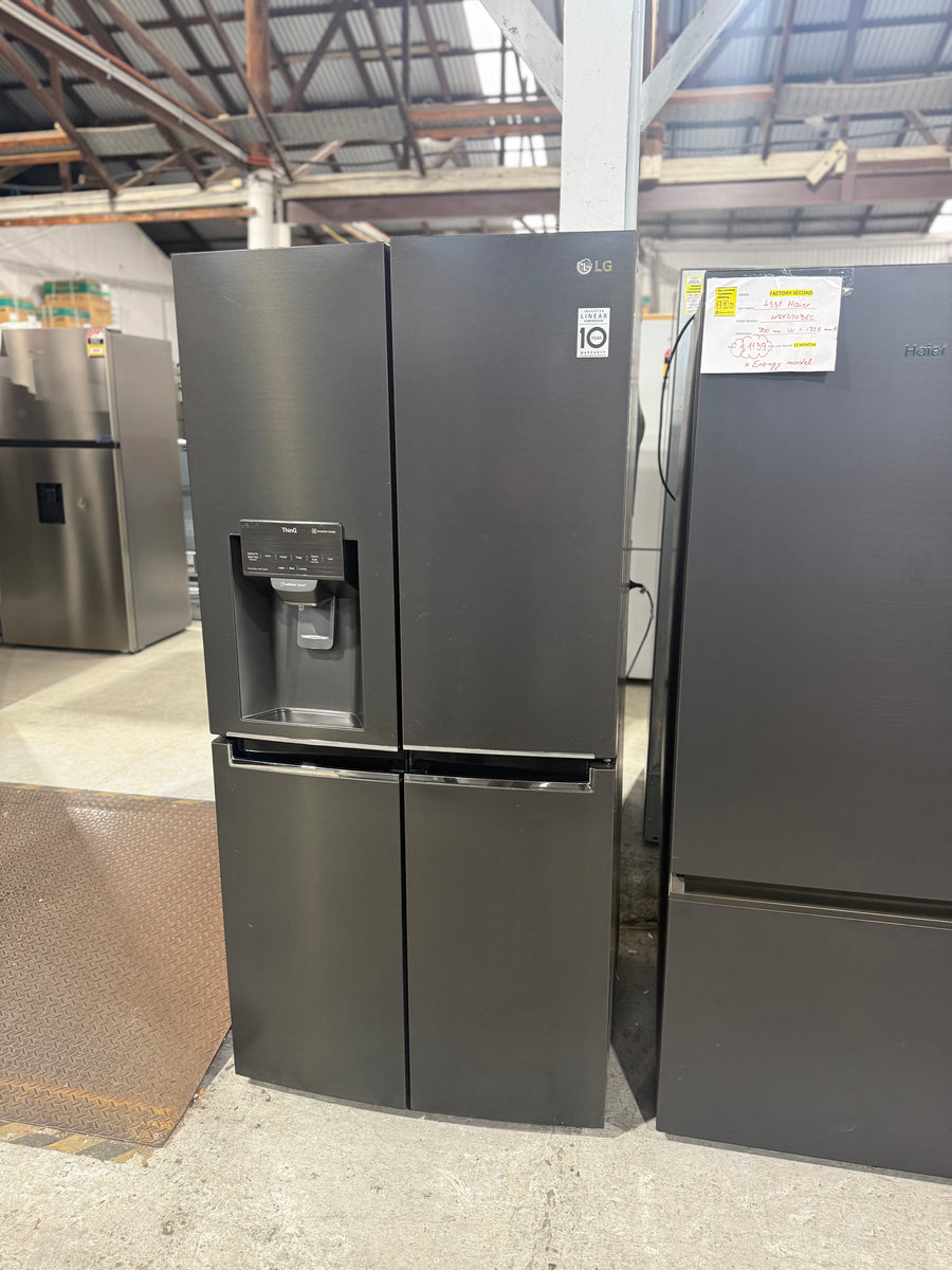 Factory second LG 506L Slim French Door Fridge GF-L570MBL - Second Hand Appliances Geebung