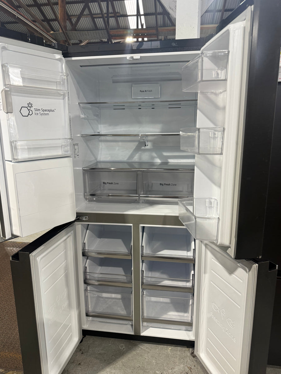 Factory second LG 506L Slim French Door Fridge GF-L570MBL - Second Hand Appliances Geebung