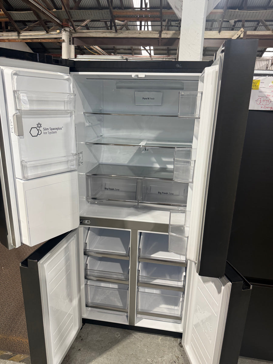 Factory second LG 506L Slim French Door Fridge GF-L570MBL - Second Hand Appliances Geebung