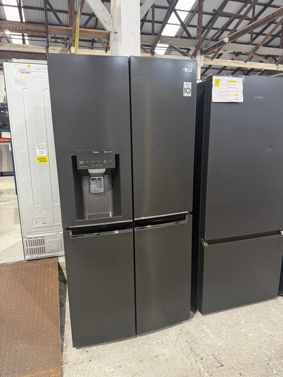 Factory second LG 506L Slim French Door Fridge GF-L570MBL - Second Hand Appliances Geebung