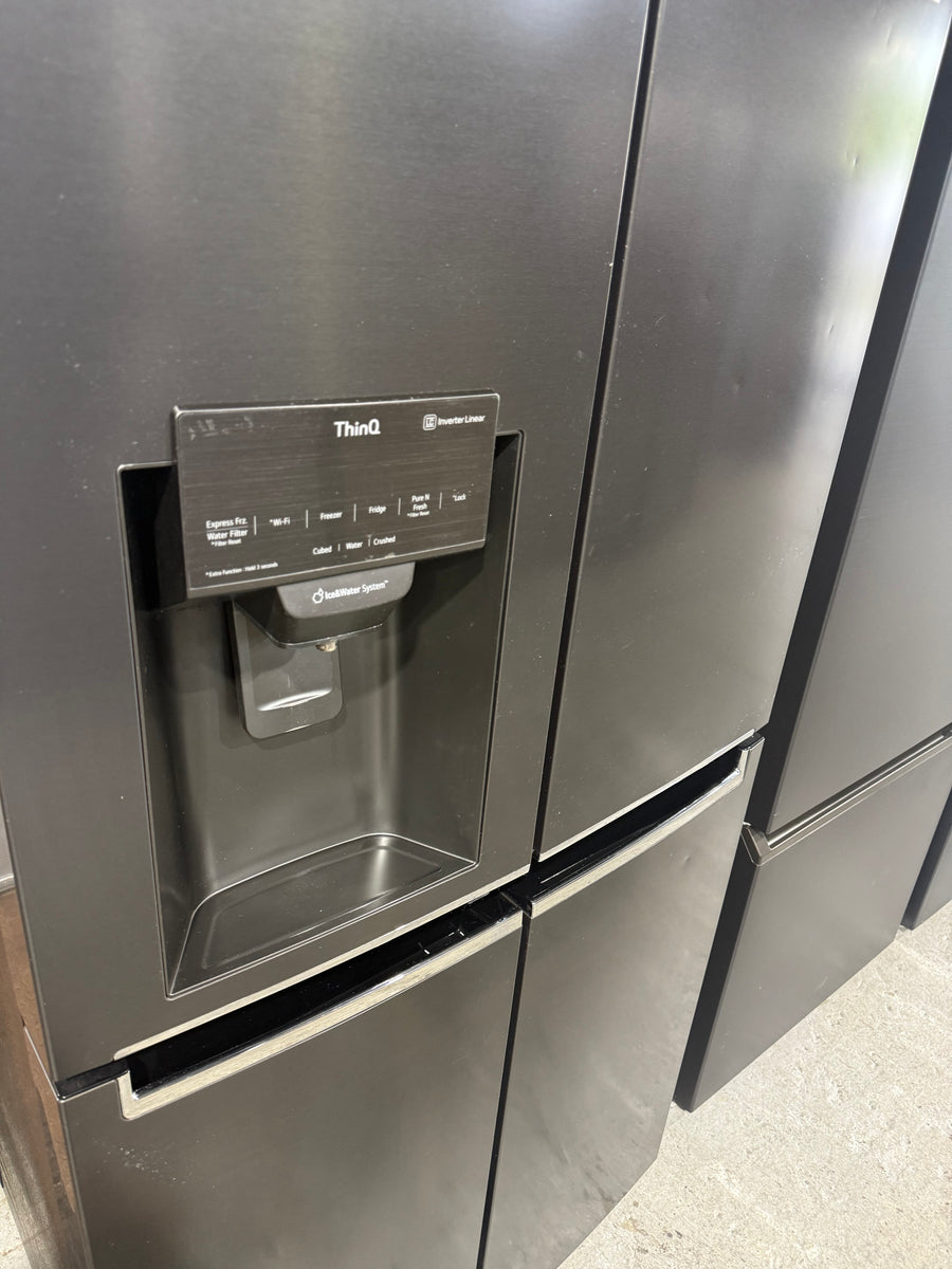 Factory second LG 506L Slim French Door Fridge GF-L570MBL - Second Hand Appliances Geebung