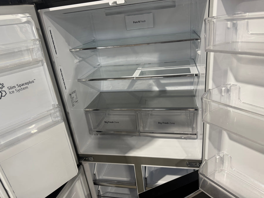 Factory second LG 506L Slim French Door Fridge GF-L570MBL - Second Hand Appliances Geebung