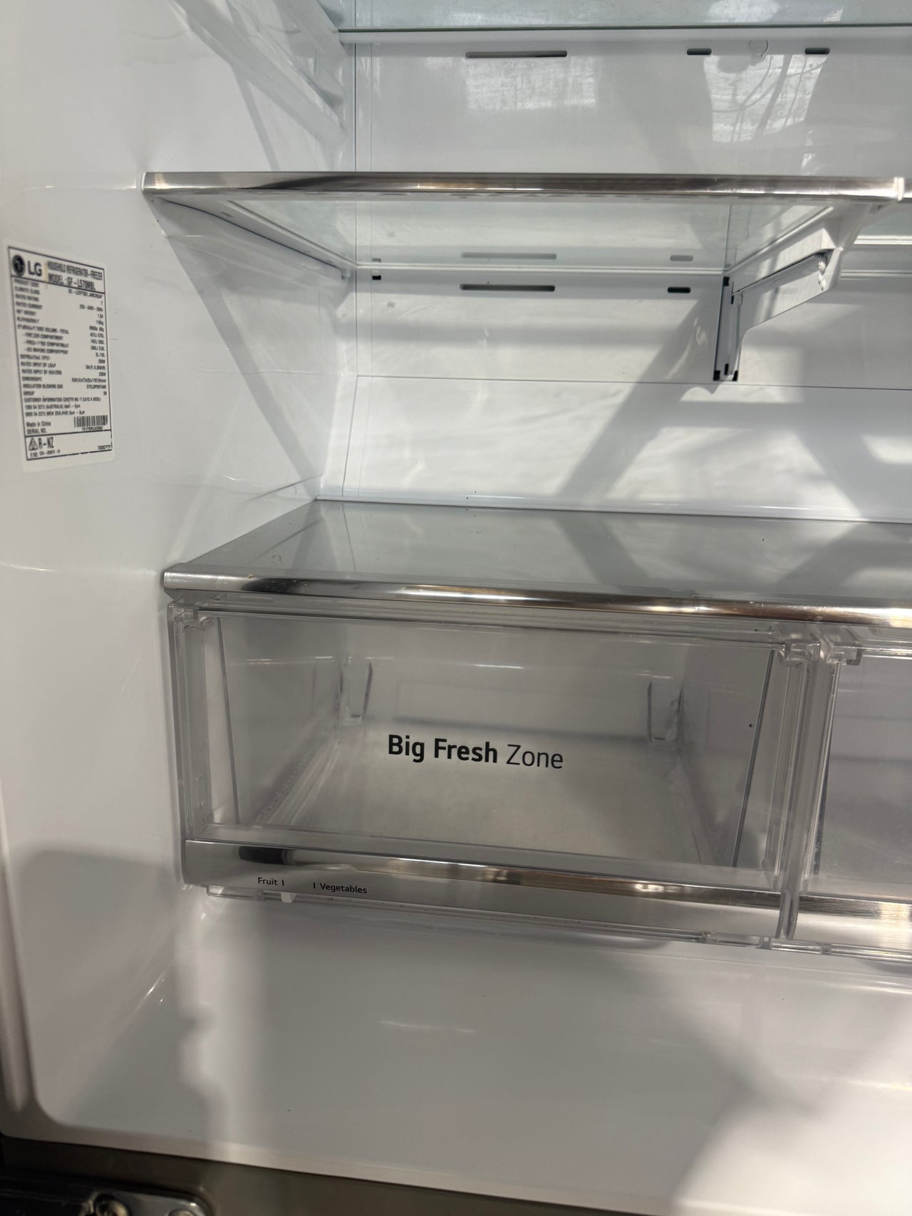 Factory second LG 506L Slim French Door Fridge GF-L570MBL - Second Hand Appliances Geebung