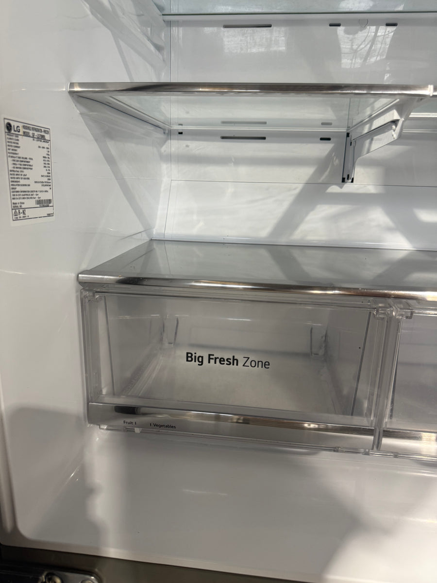 Factory second LG 506L Slim French Door Fridge GF-L570MBL - Second Hand Appliances Geebung