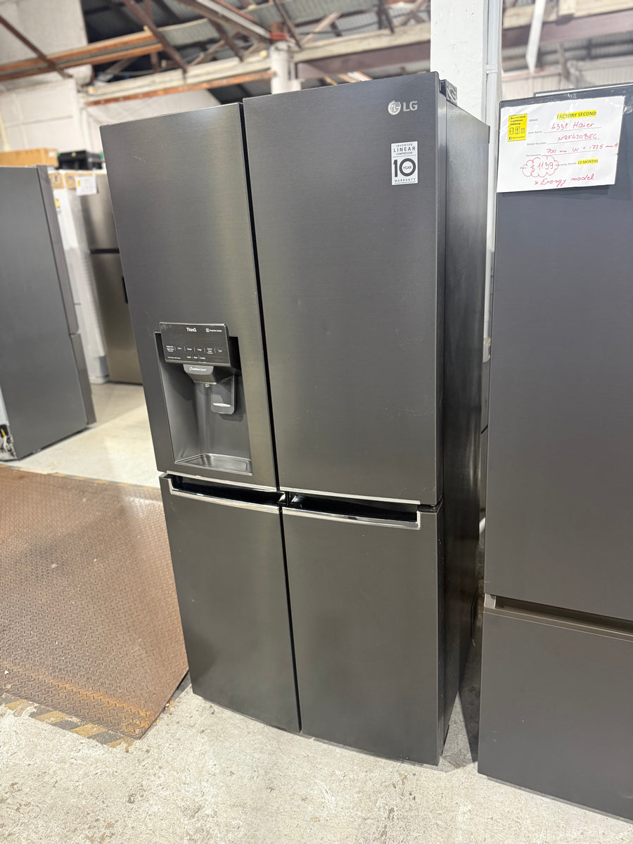 Factory second LG 506L Slim French Door Fridge GF-L570MBL - Second Hand Appliances Geebung