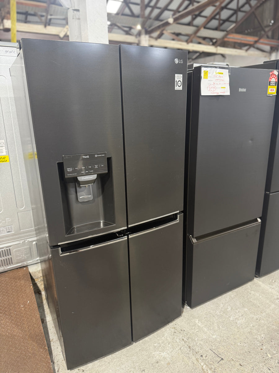 Factory second LG 506L Slim French Door Fridge GF-L570MBL - Second Hand Appliances Geebung