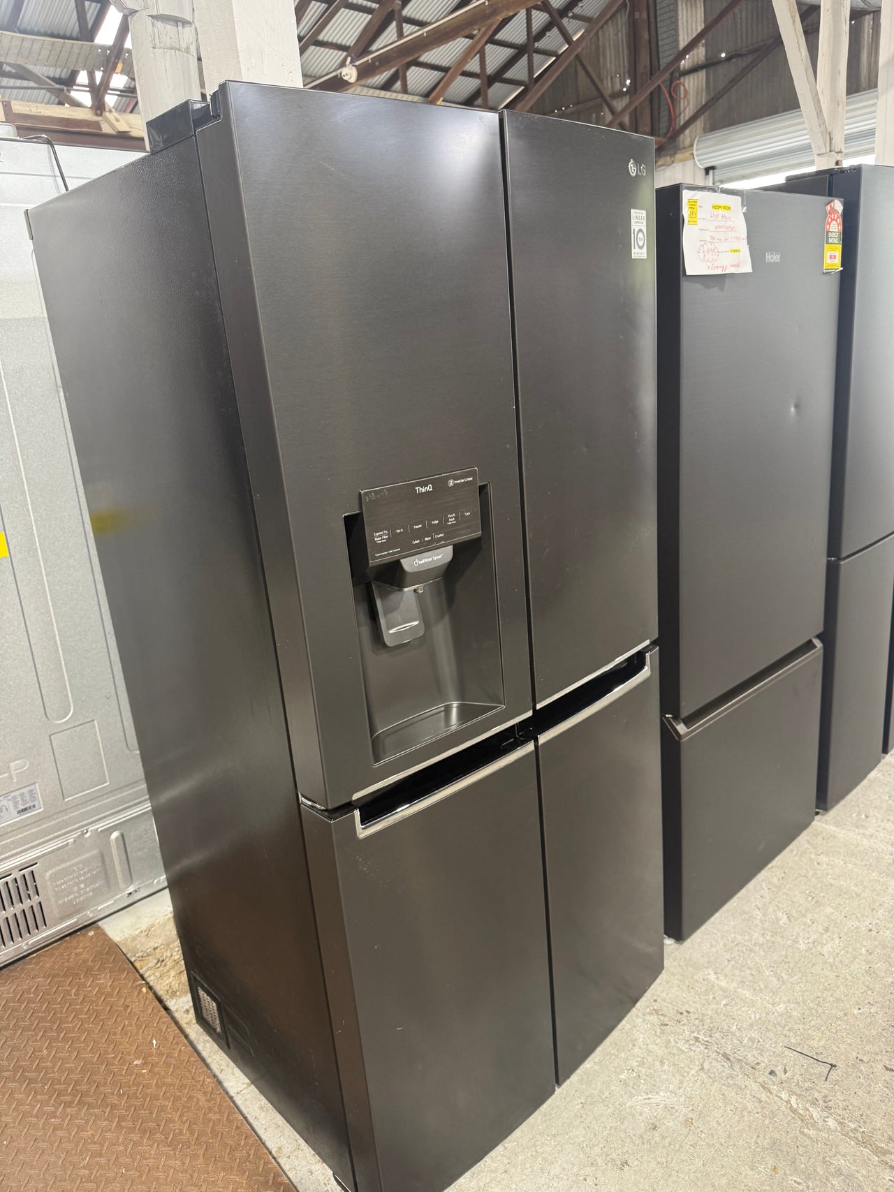 Factory second LG 506L Slim French Door Fridge GF-L570MBL - Second Hand Appliances Geebung