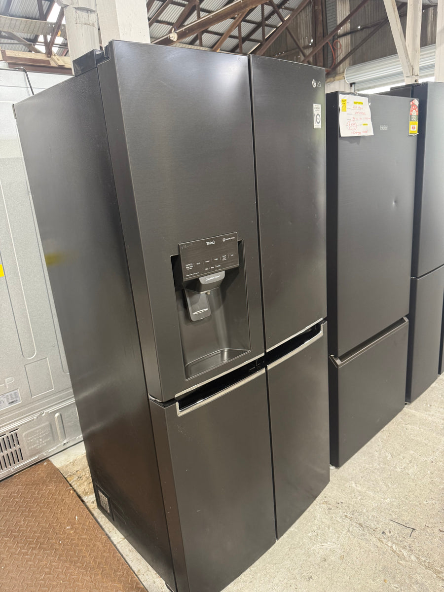 Factory second LG 506L Slim French Door Fridge GF-L570MBL - Second Hand Appliances Geebung