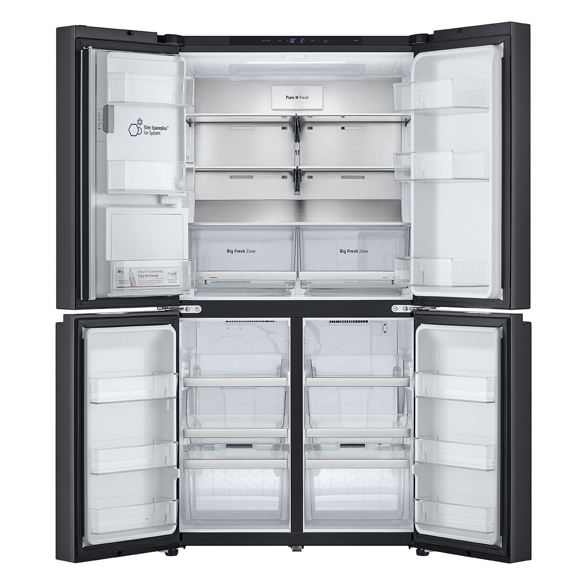 Factory second LG 506L Slim French Door Fridge GF-L570MBL - Second Hand Appliances Geebung