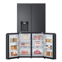 Thumbnail for Factory second LG 506L Slim French Door Fridge GF-L570MBL - Second Hand Appliances Geebung