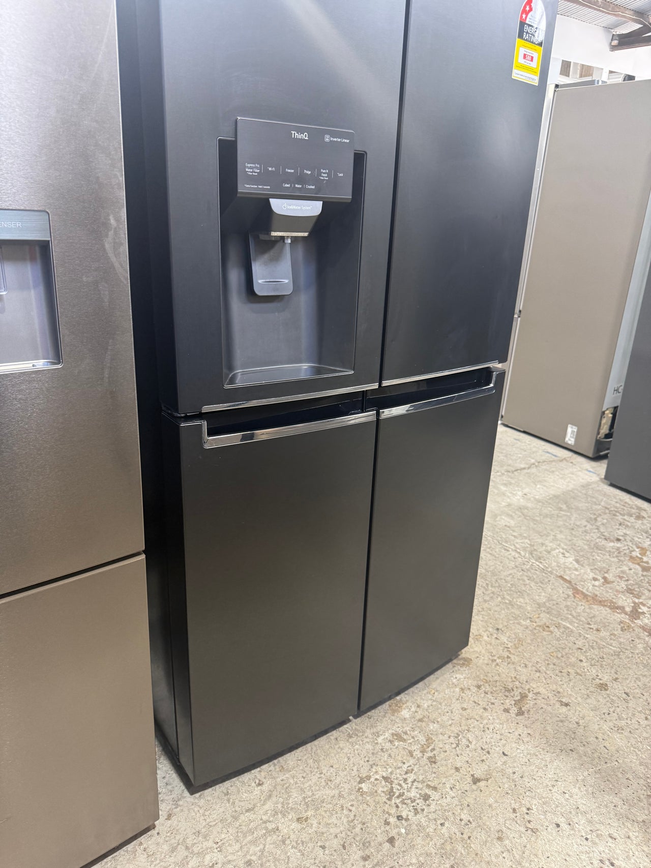 Factory second LG 506L Slim French Door Fridge GF-L570MBL - Second Hand Appliances Geebung