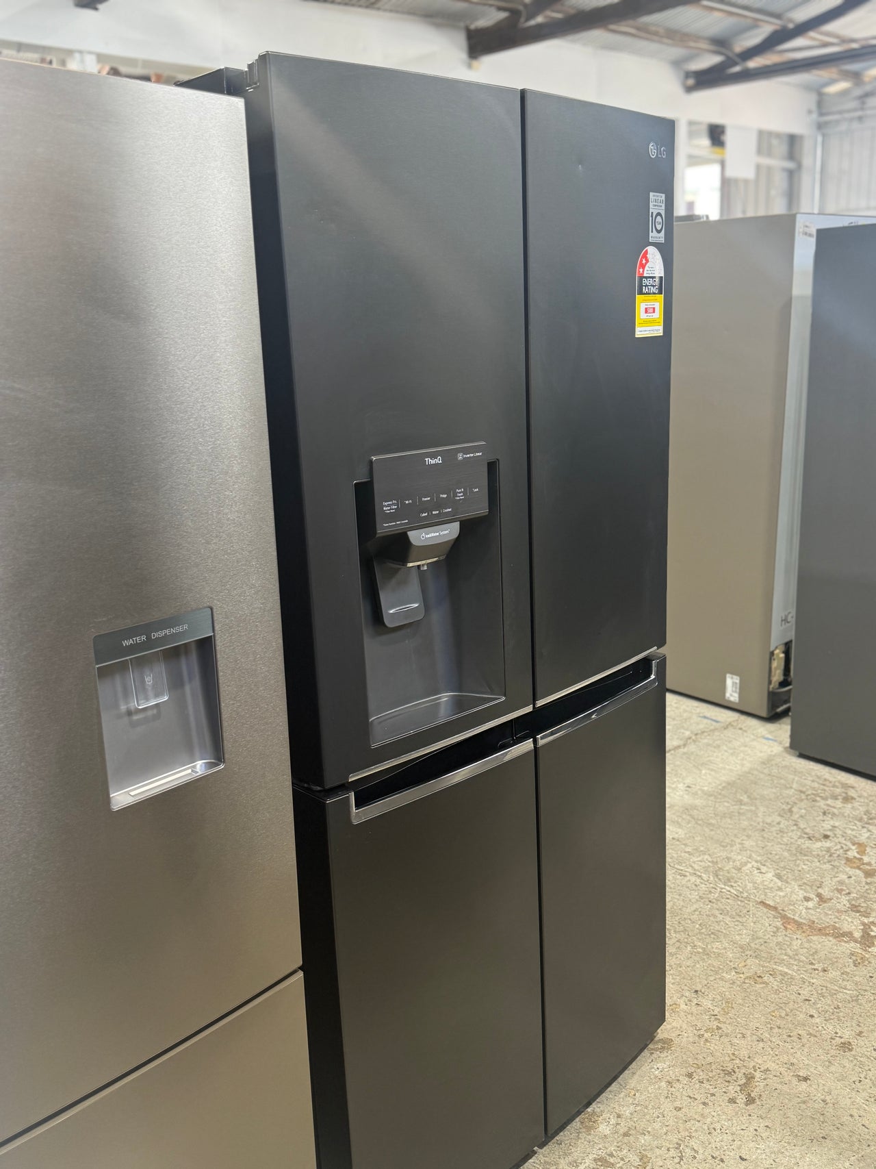 Factory second LG 506L Slim French Door Fridge GF-L570MBL - Second Hand Appliances Geebung