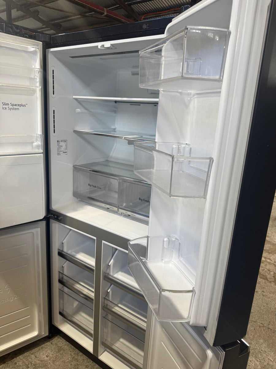 Factory second LG 506L Slim French Door Fridge GF-L570MBL - Second Hand Appliances Geebung