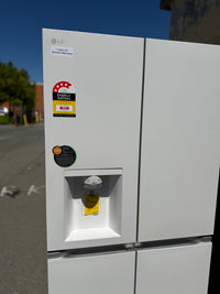 Thumbnail for Factory second LG 506L Slim French Door Fridge – Matte White  Model: GF-L500MWH - Second Hand Appliances Geebung