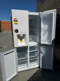 Thumbnail for Factory second LG 506L Slim French Door Fridge – Matte White  Model: GF-L500MWH - Second Hand Appliances Geebung