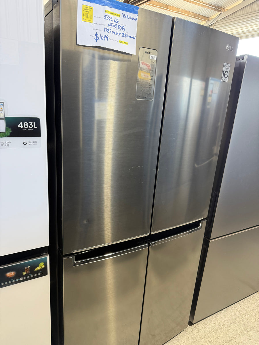 Factory second LG 530L French Door Refrigerator Model:GF-B590PL - Second Hand Appliances Geebung