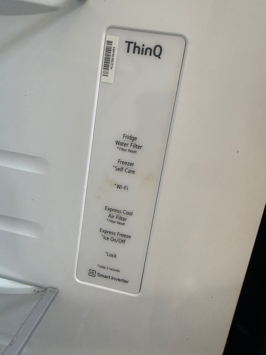 Factory second LG 635L Side-by-Side Fridge with Plumbed Ice &Water – Matte Black (GS-L600MBL) - Second Hand Appliances Geebung
