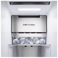 Thumbnail for Factory second LG 635L Three Door Side by Side InstaView Fridge – Matte Black - Second Hand Appliances Geebung