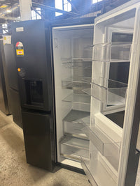 Thumbnail for Factory second LG 635L Three Door Side by Side InstaView Fridge – Matte Black - Second Hand Appliances Geebung