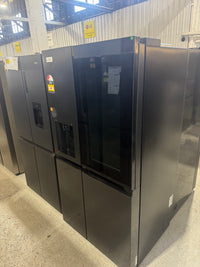 Thumbnail for Factory second LG 635L Three Door Side by Side InstaView Fridge – Matte Black - Second Hand Appliances Geebung