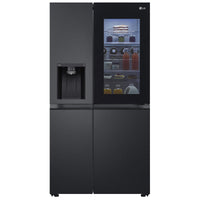 Thumbnail for Factory second LG 635L Three Door Side by Side InstaView Fridge – Matte Black - Second Hand Appliances Geebung