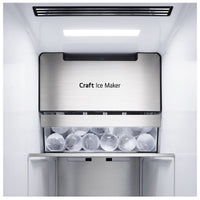 Thumbnail for Factory second LG 635L Three Door Side by Side InstaView Fridge – Matte Black - Second Hand Appliances Geebung