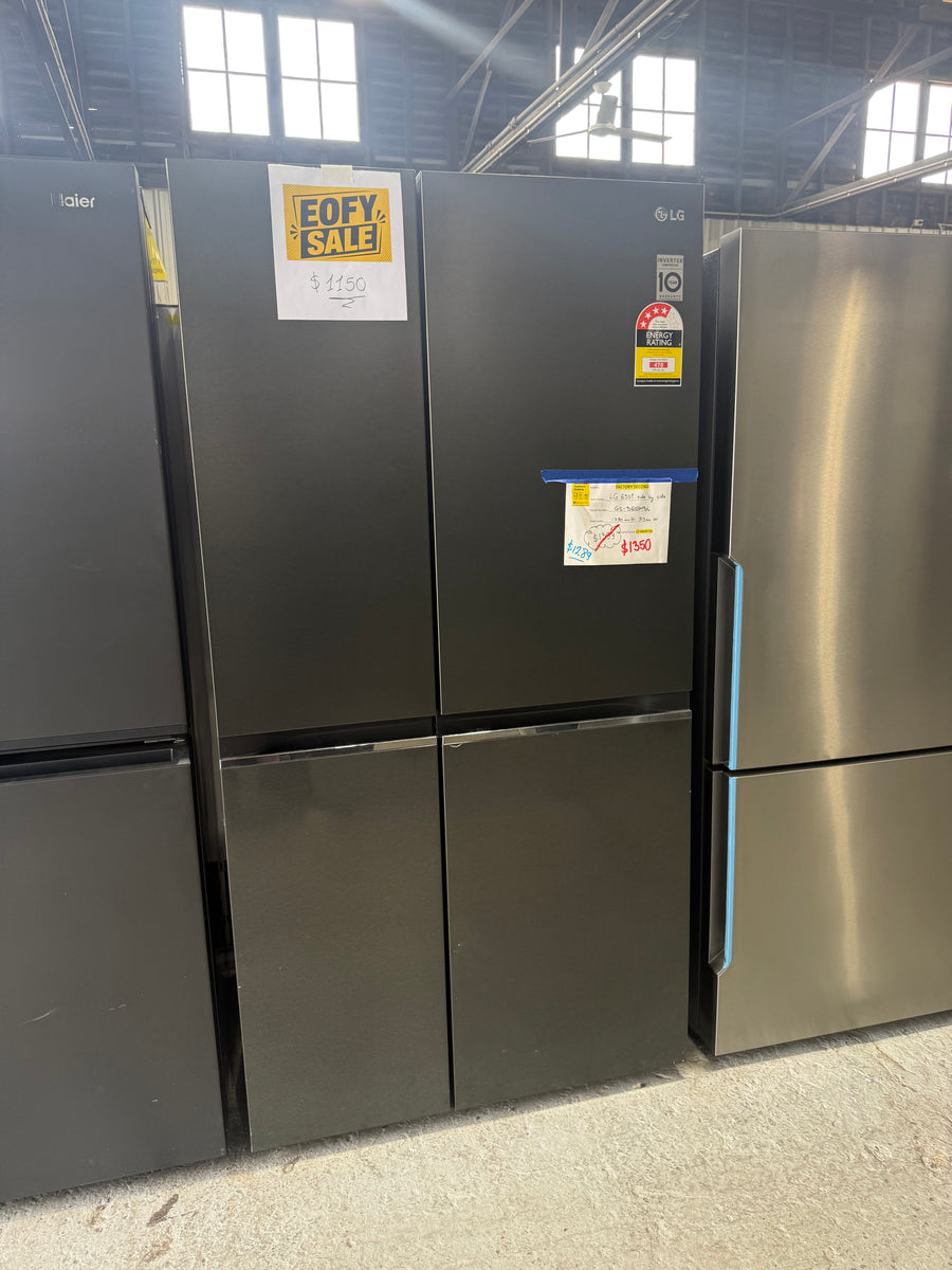 Factory second LG 655L Side by Side Fridge Model: GS-B655MBL - Second Hand Appliances Geebung