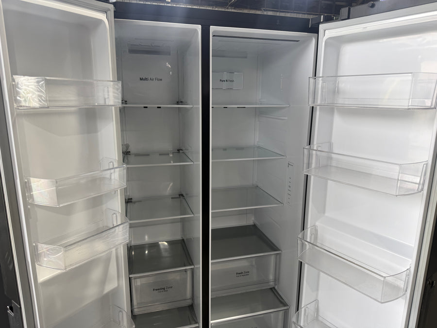 Factory second LG 655L Side by Side Fridge Model: GS-B655MBL - Second Hand Appliances Geebung