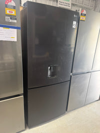Thumbnail for Factory second LG GB-W455MBL 420L Bottom Mount Fridge (Black) - Second Hand Appliances Geebung