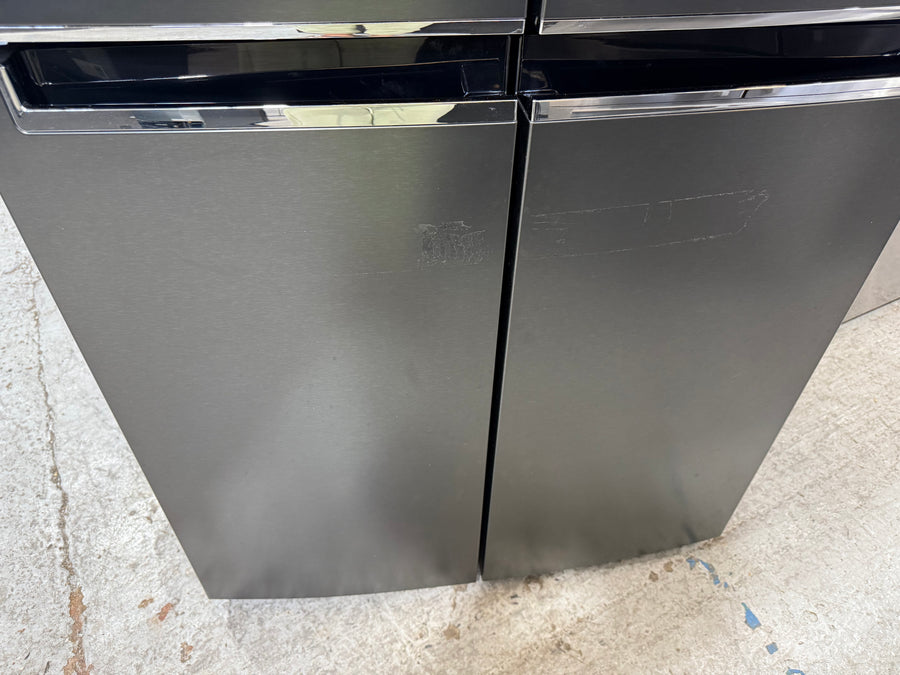 Factory second LG GF-B590MBL 530L French Door Fridge (Matte Black) - Second Hand Appliances Geebung