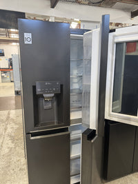 Thumbnail for Factory second LG GF-V570MBL 508L Slim French Door Fridge – Matte Black (InstaView Door-in-Door) - Second Hand Appliances Geebung