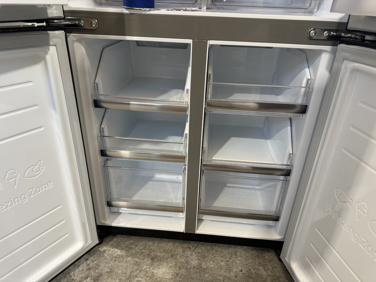 Factory second LG GF-V570MBL 508L Slim French Door Fridge – Matte Black (InstaView Door-in-Door) - Second Hand Appliances Geebung