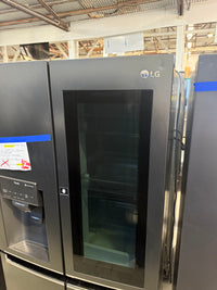 Thumbnail for Factory second LG GF-V570MBL 508L Slim French Door Fridge – Matte Black (InstaView Door-in-Door) - Second Hand Appliances Geebung