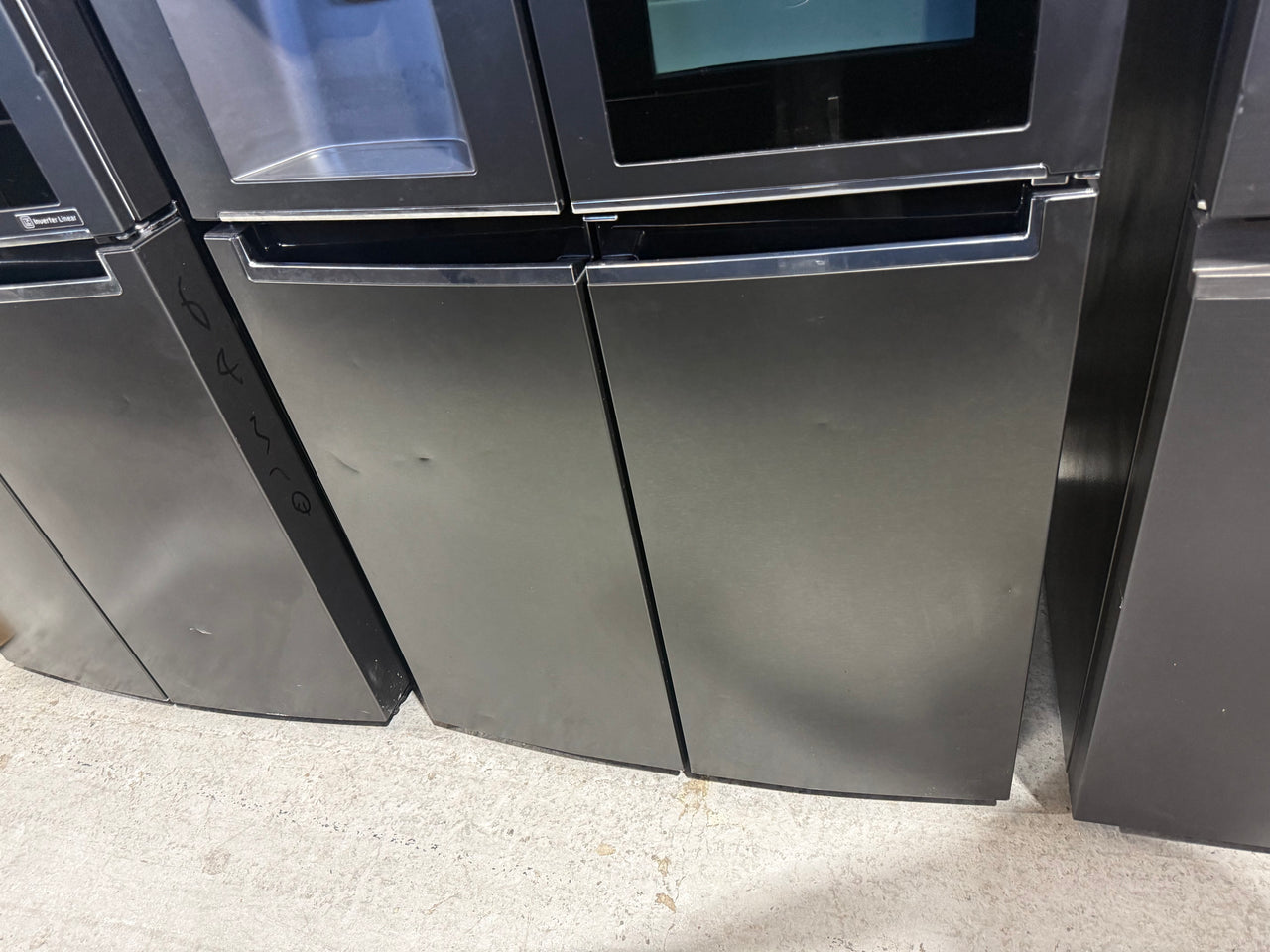 Factory second LG GF-V570MBL 508L Slim French Door Fridge – Matte Black (InstaView Door-in-Door) - Second Hand Appliances Geebung