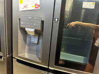 Thumbnail for Factory second LG GF-V570MBL 508L Slim French Door Fridge – Matte Black (InstaView Door-in-Door) - Second Hand Appliances Geebung