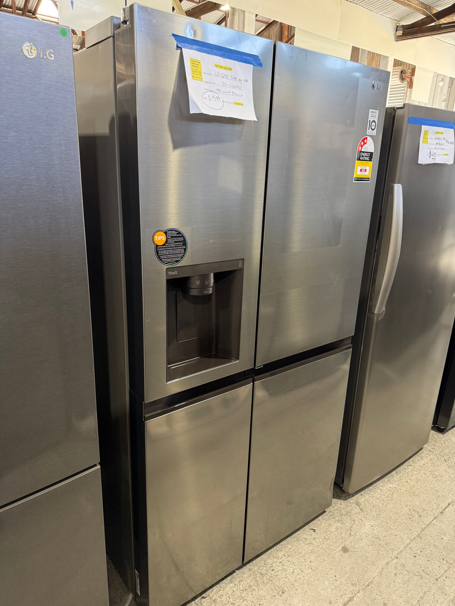 Factory second LG GS-D600PLC 635L Side-by-Side Refrigerator - Second Hand Appliances Geebung