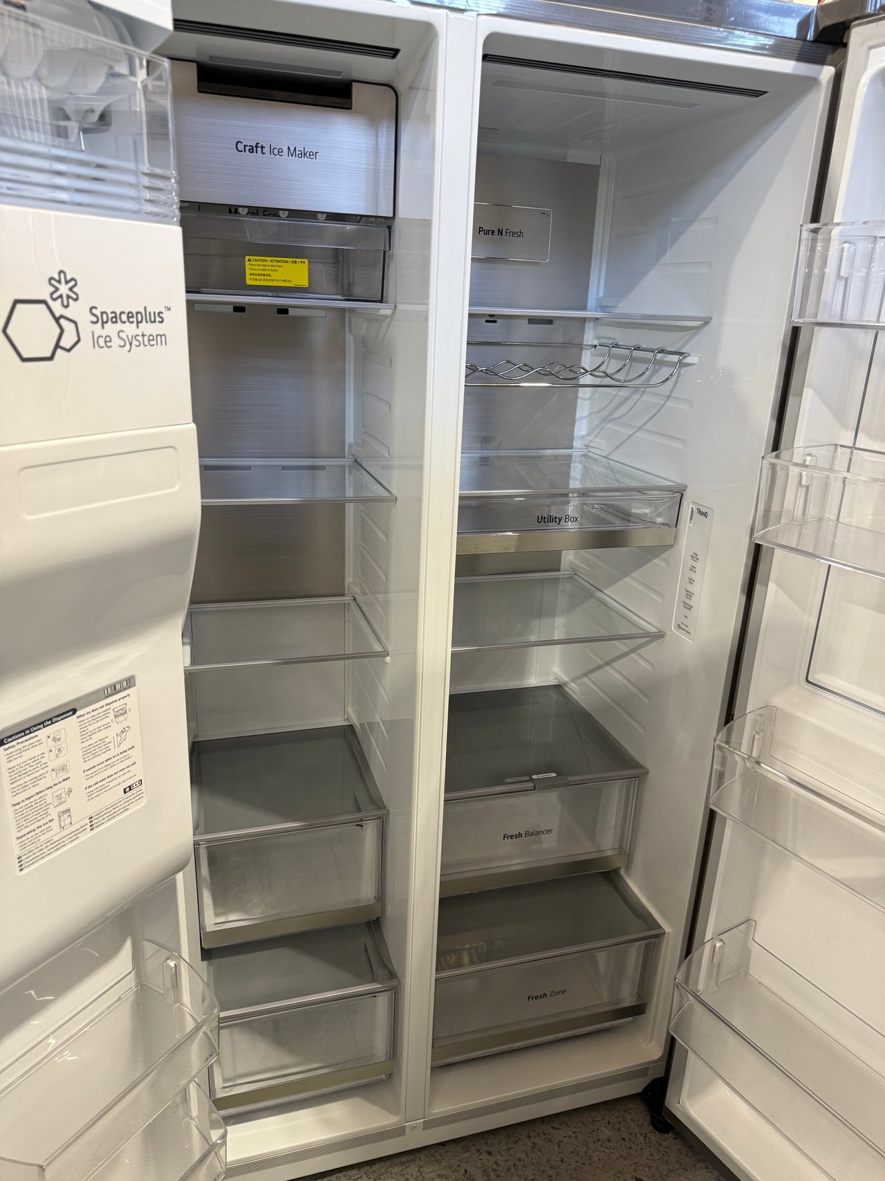 Factory second LG GS-D600PLC 635L Side-by-Side Refrigerator - Second Hand Appliances Geebung