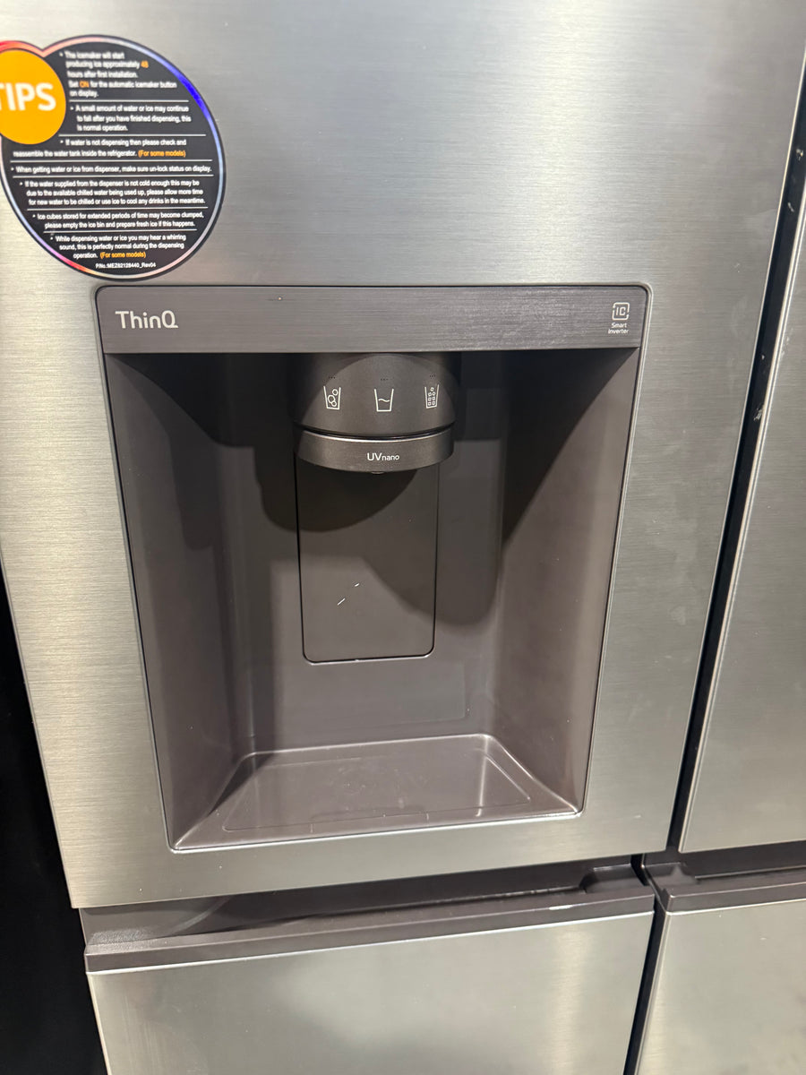 Buy Factory second LG GS-N600PL 635 L Side-by-Side Refrigerator – Non-Plumbed Ice & Water, Stainless Steel Finish |  | [product_variant] | Second Hand Appliances Geebung Brisbane