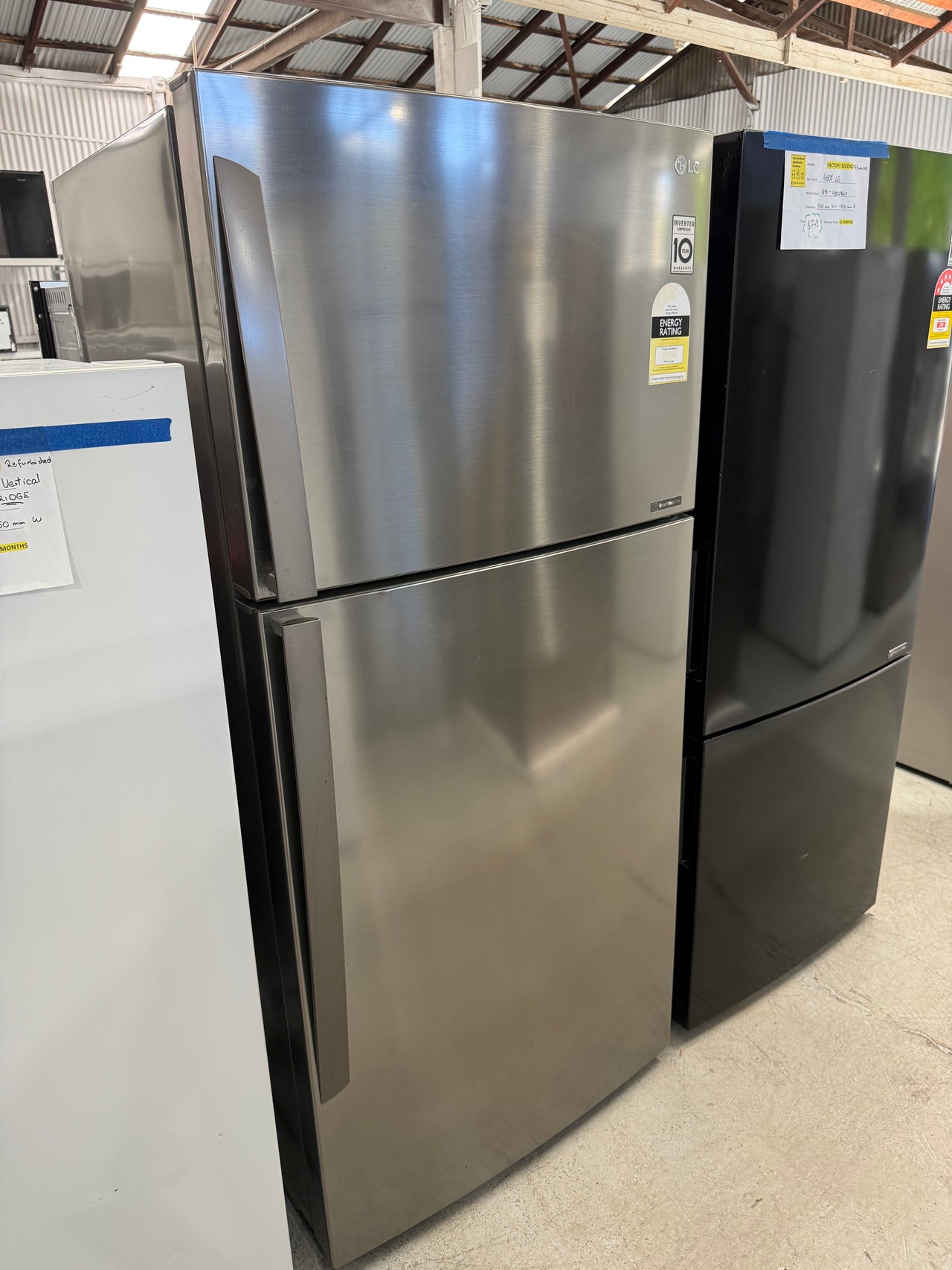 Factory second LG GT-515BPL 515-litre top mount refrigerator - Second Hand Appliances Geebung