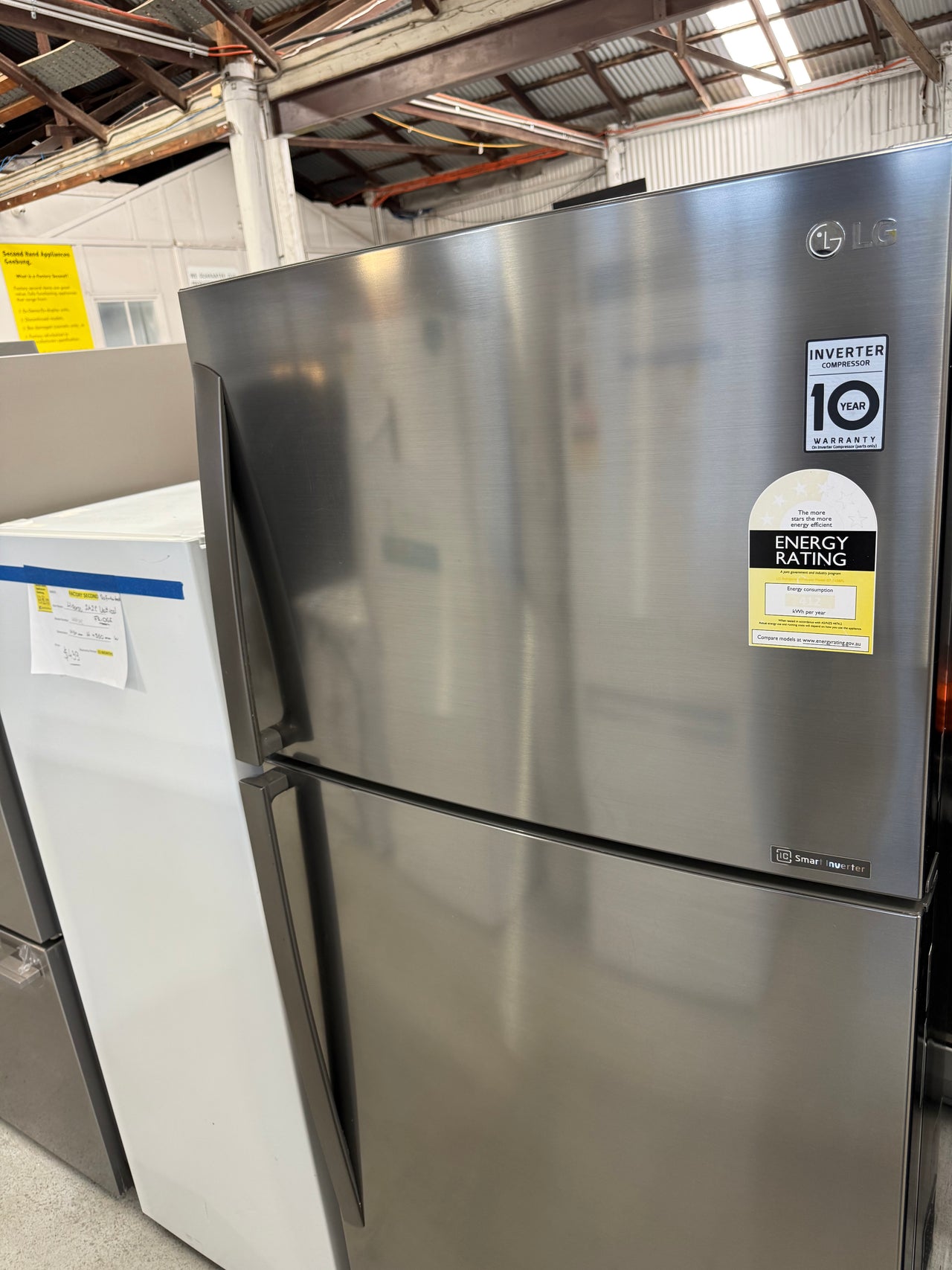 Factory second LG GT-515BPL 515-litre top mount refrigerator - Second Hand Appliances Geebung