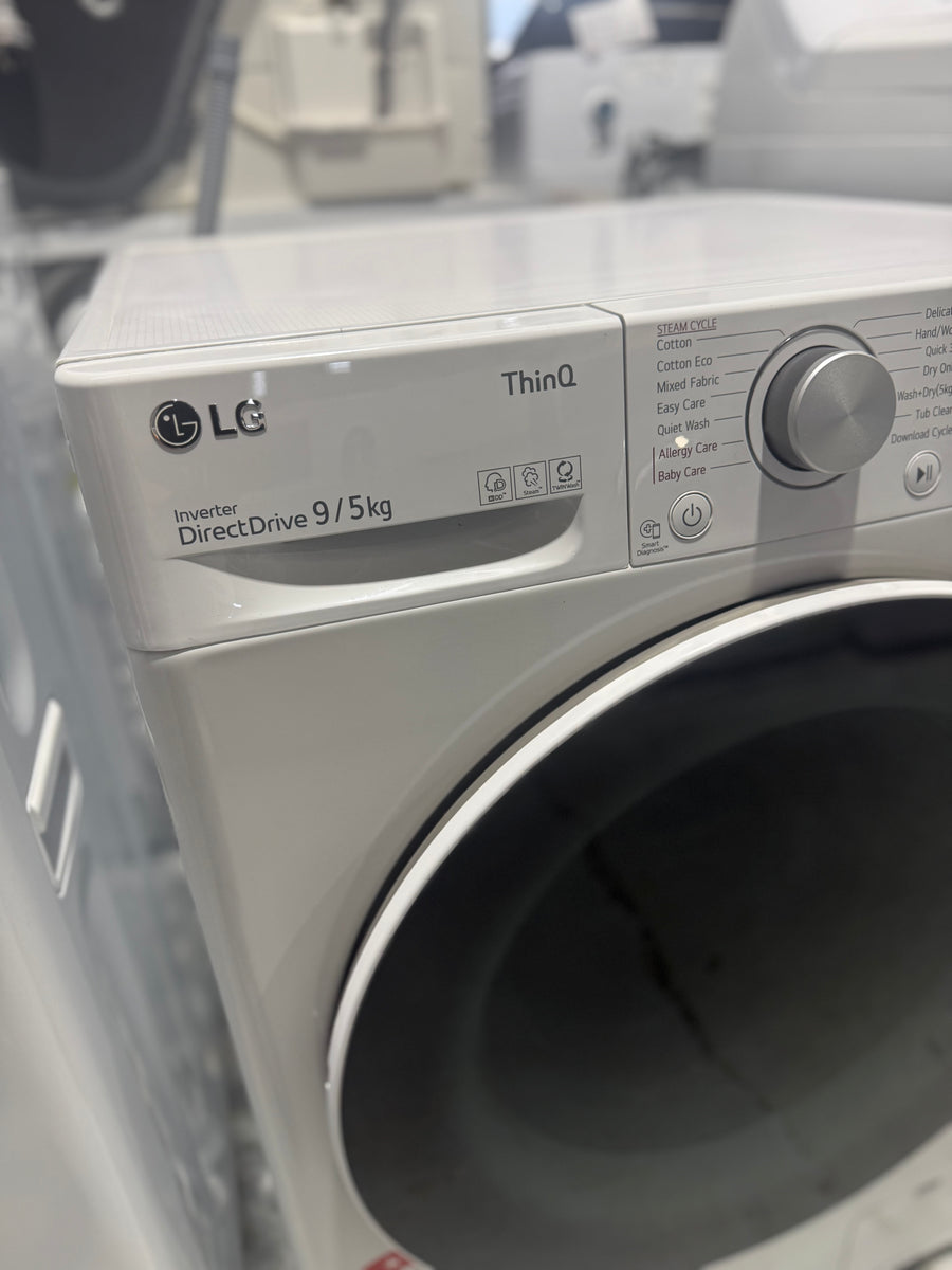 Factory second LG WVC5-1409W Washer-Dryer Combo (9 kg Wash / 5 kg Dry) - Second Hand Appliances Geebung